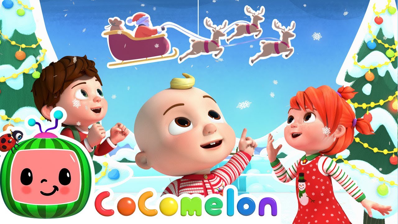 Jingle Bell Dance  Dance Party  CoComelon Nursery Rhymes  Kids Songs