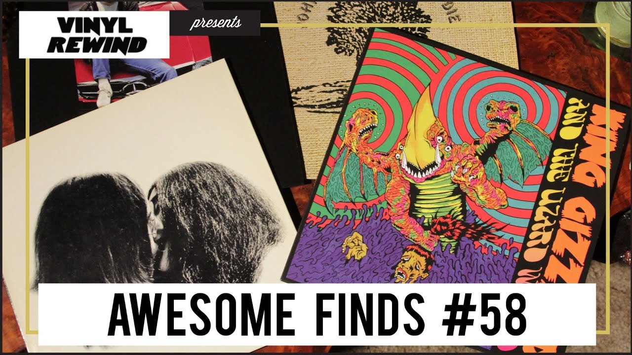 King Gizzard + vintage vinyl pickups on Awesome Finds 58 Vinyl Rewind YouTube