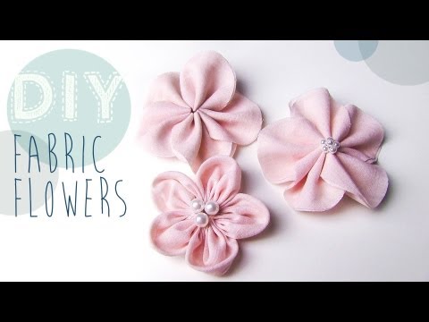 Video: DIY verschönert Stoff Blume Kissen