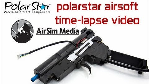 AirSim time-lapse video of Polarstar Airsoft visit for version 3 fusion engine review epar ak