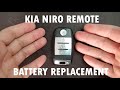 HOW TO REPLACE/CHANGE  THE REMOTE BATTERY KEY ON KIA NIRO FOB || ALL YEARS