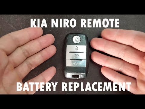 HOW TO REPLACE/CHANGE  THE REMOTE BATTERY KEY ON KIA NIRO FOB || ALL YEARS