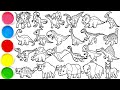 Draw Amazing Dinosaurs in 50 Minutes - Triceratops, T Rex, Stegosaurus, parasaurolophus &amp; Others