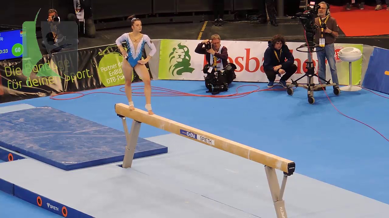 Pauline Schäfer (GER) - Balken - DTB-Pokal 2017
