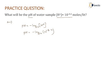 pH of Water Calculation - Problem 3 Environmental Engineering GATE Civil Engineering