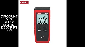 UNI-T UT320A UT320D Mini Contact Type Digital Thermometer Dual Channel K/J Temperature Meter LCD Bac