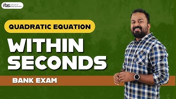 സെക്കന്റുകൾക്കുള്ളിൽ Quadratic Equation പഠിക്കാം | Short tricks | #bankjobs2023 #bankexams