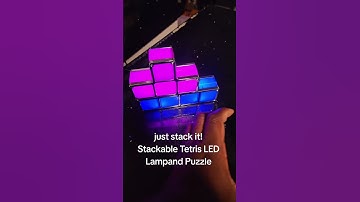 grab this awesome tetris ledIamp & TikTok showcase #tetris #tetrislamp #ledlamp #tech #technology