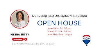 1701 Deerfield Drive, Edison NJ 08820 | North Edison Home Tour | The Maples Community
