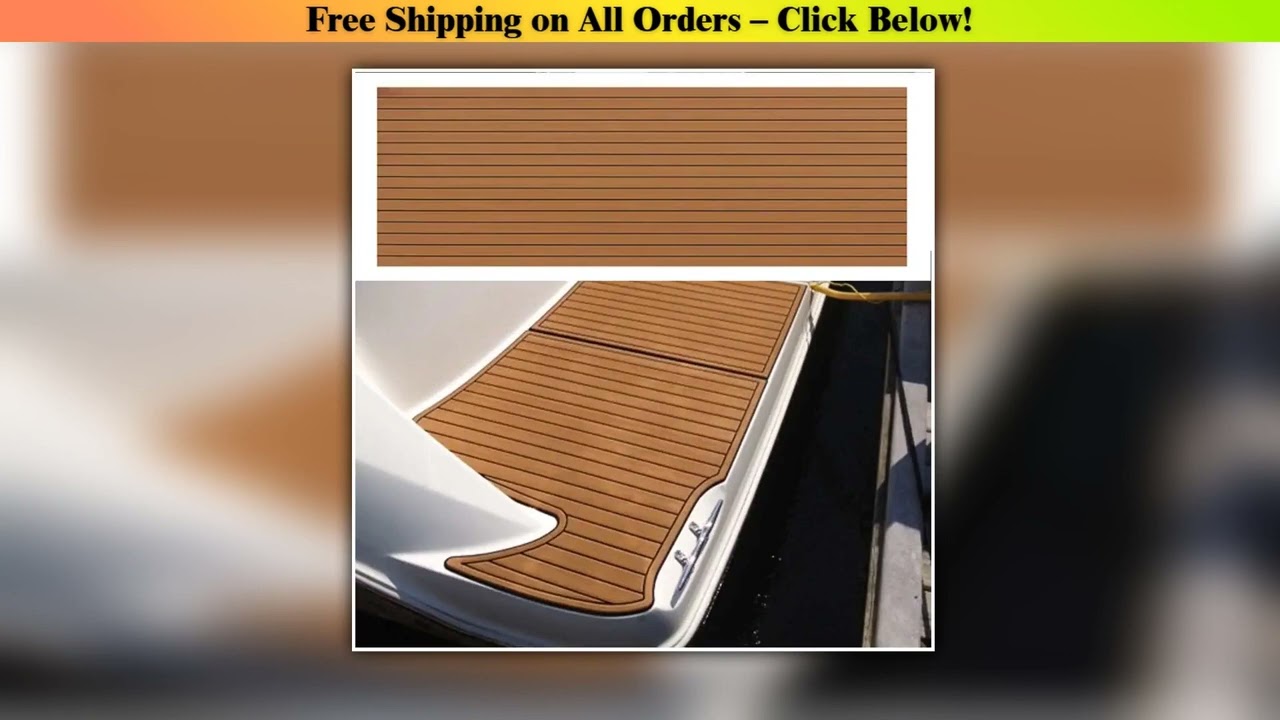 3000x900x6mm Boat Flooring Self Adhesive EVA Boat Yacht Marine Flooring Faux Teak Decking Sheet