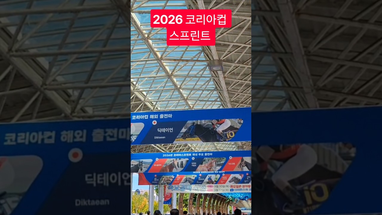 2026 코리아컵.스프린트 #경마 #말 #달려라말 #shorts