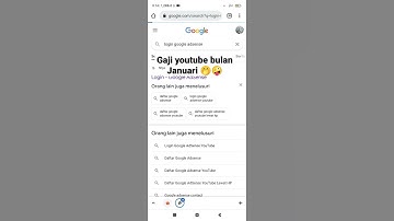 Gaji YouTube Bulan Januari 2022 #shorts