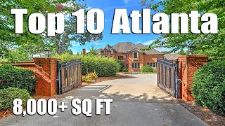 Atlanta Mansions and Million Dollar Homes from $1 Million to $2 Million