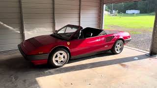 1985 Ferrari Mondial Cabriolet Project Car. Trying to Restore Her to Her Former Glory