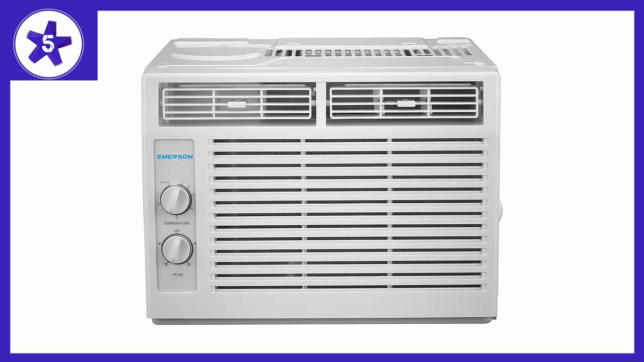 Emerson Quiet Kool EARC5MD1 5,000 Btu 115V Window Air Conditioner