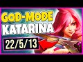 RANK 2 KATARINA NA GOES 1v9 GOD MODE IN MASTER ELO - League of Legends | Katlife