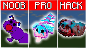 PJ Pug-a-Pillar | Pixel Art minecraft | Noob VS Pro VS Hacker