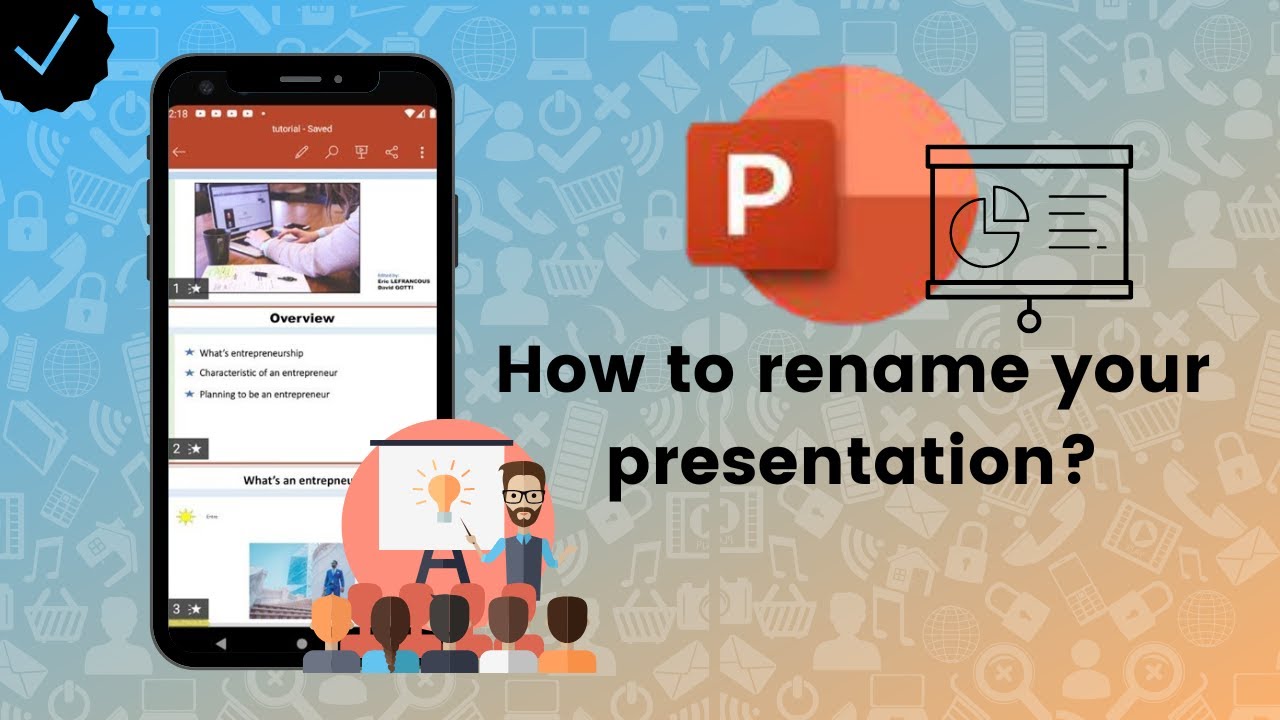 how to rename a presentation in powerpoint