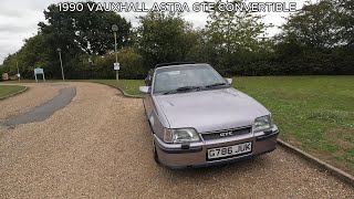 1990 VAUXHALL ASTRA GTE CONVERTIBLE