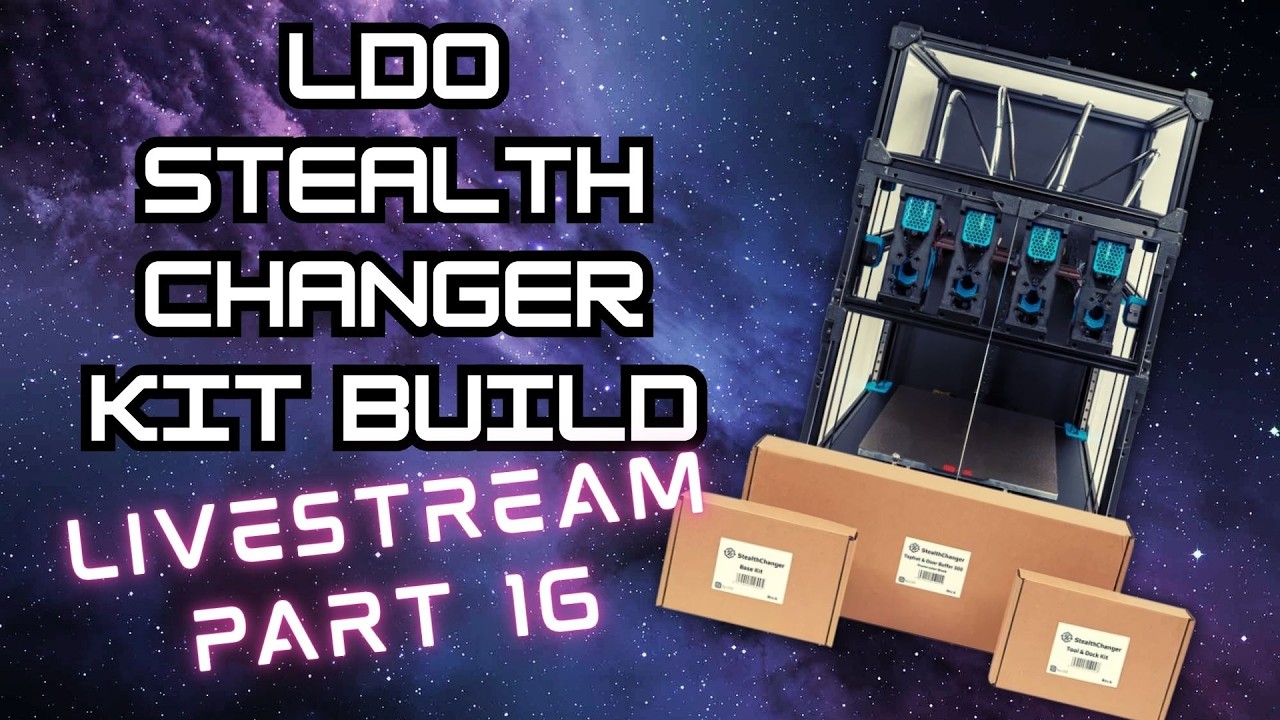 STEALTH CHANGER 3d Printer KIT BUILD! MULTI TOOLHEAD PRINTING