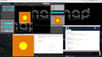 Processing circle syphon madmapper