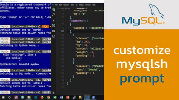 สอน MySQL: การปรับแต่ง prompt ของ MySQL Shell 8 บน Windows