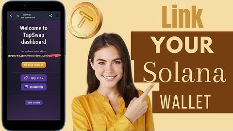 How To Link Solana Wallet To TapSwap | Link TapSwap To Solana Wallet
