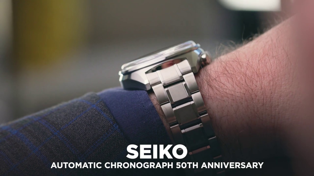 Celebrating Half a Century with the Seiko Automatic Chronograph 50th  Anniversary SRQ029J - YouTube