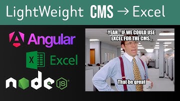 How to Build an Angular CMS with Excel and Node.js