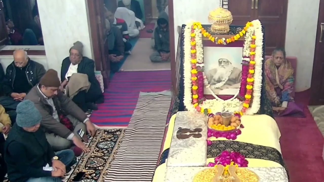 Satsang Hazur Maharaj Bhandara  Kothi Babuji Maharaj Morning Soami Bagh Agra