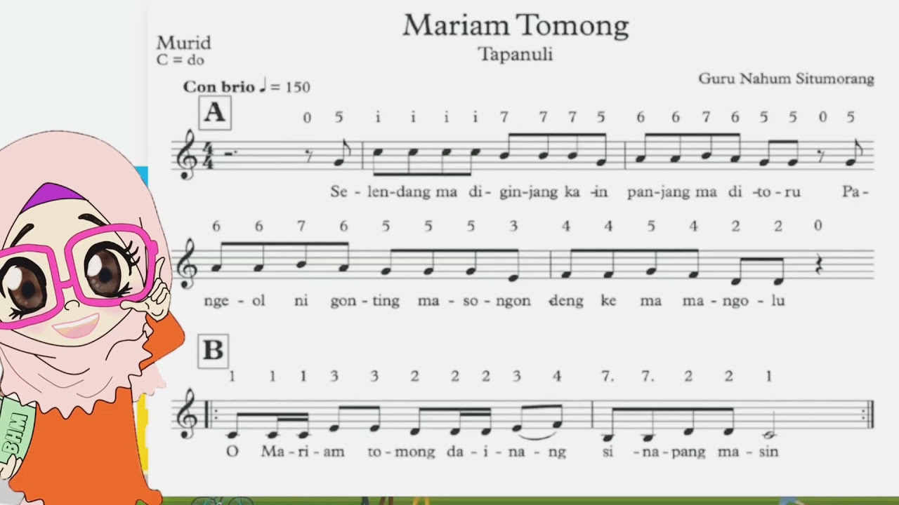 Jelaskan makna dari lagu mariam tomong