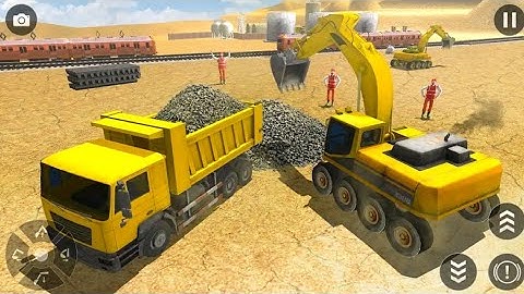 JCB Wala Game - Train Station | Train Station Construction Game | Android iOS Gameplay