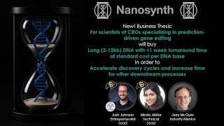 NSF I-corps spring cohort 3 Team 4574: Nanosynth Lessons Learned