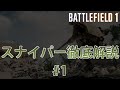 【BF1】見るだけでスナイパーが上達！ #1【徹底解説】