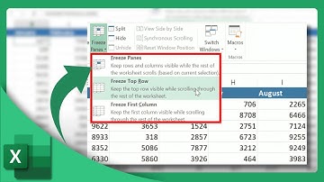 How to Freeze Rows and Columns in Excel | Microsoft Excel Tutorial (2025)