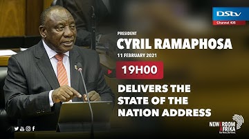 How to watch the SONA 2021 live on DStv - Newzroom Afrika (ch. 405) | DStv