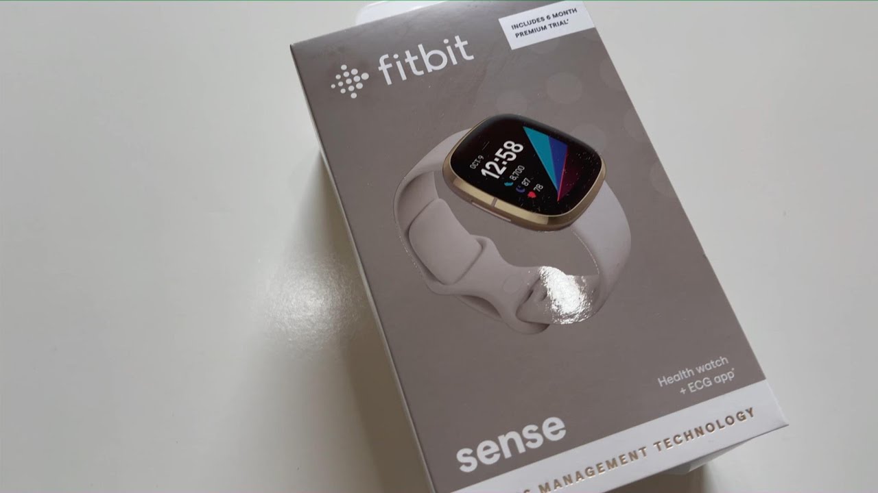 Fitbit Sense, what the box contains. This is only an intermediary video ...