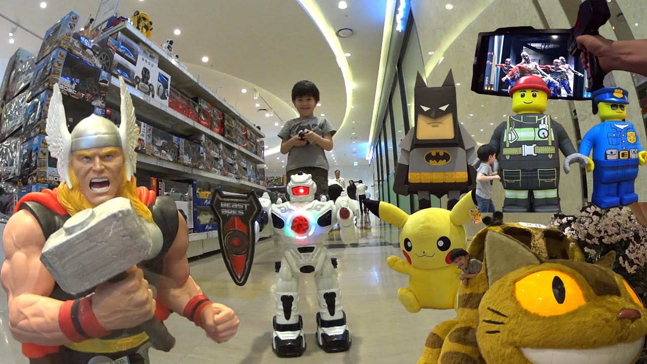 Магазин игрушек в Корее. Гуляем, играем, веселимся. Toy store in Korea