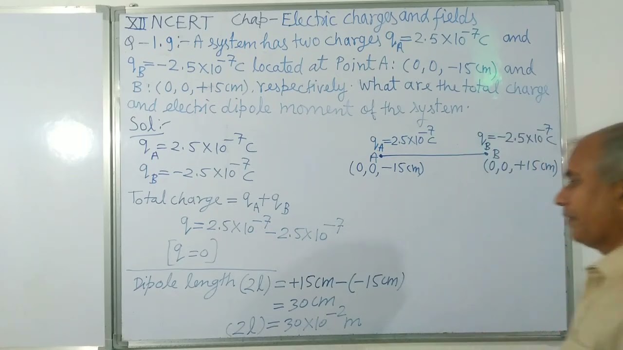 A System Has Two Charges QA 2 5 X 10 7 C And QB 2 5 X 10 7 C A System Has Two Charges QA 2 5 X 10 7 C And QB 2 5 X 10 7 C