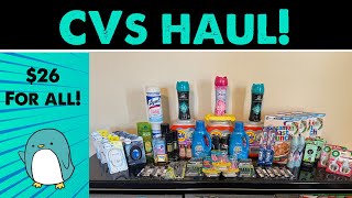 CVS Haul! 4/14-4/20! I saved over $300 dollars today and got all of this for $26.91!! 🔥