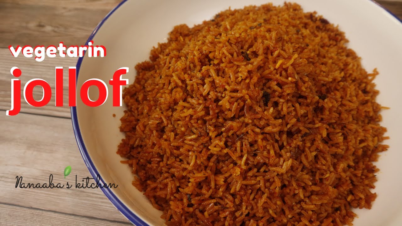 vegetarian  jollof rice