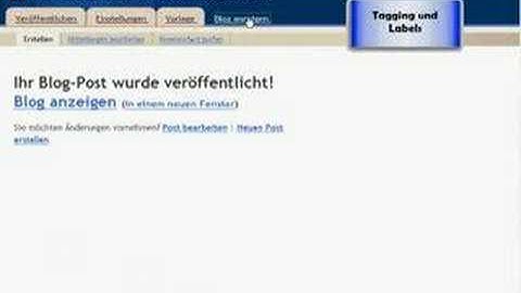 Tagging in Blogger.com