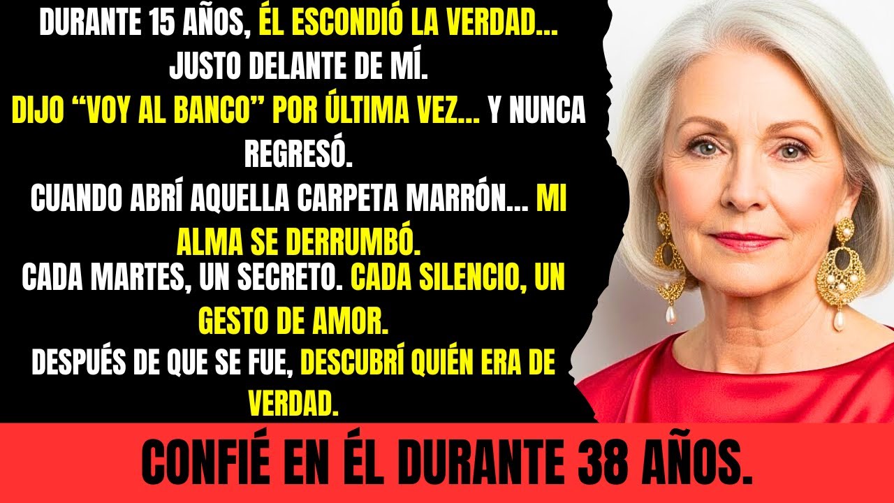 Mi marido iba al banco todos los martes durante 15 años… cuando murió, descubrí el motivo