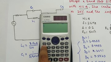 Design of 3 dB equal-ripple Band stop filter/Band reject filter ||Chebyshev response||