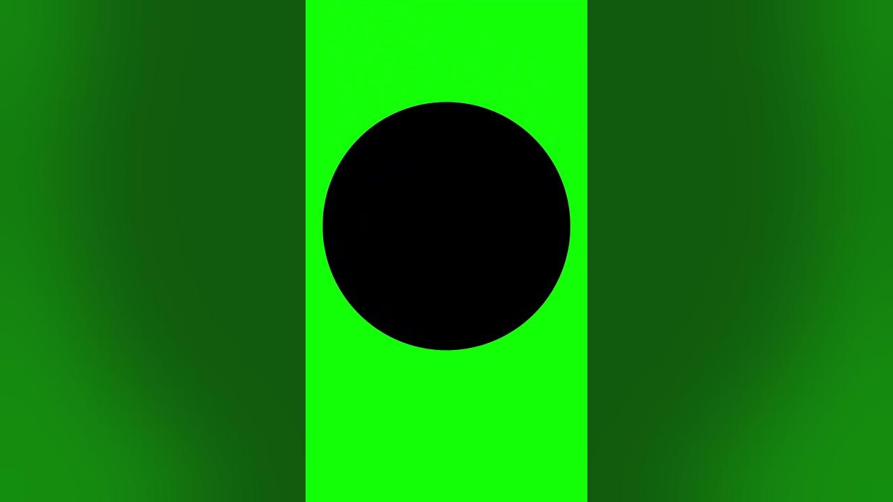 Black Circle Green Background Up To Down shorts YouTube