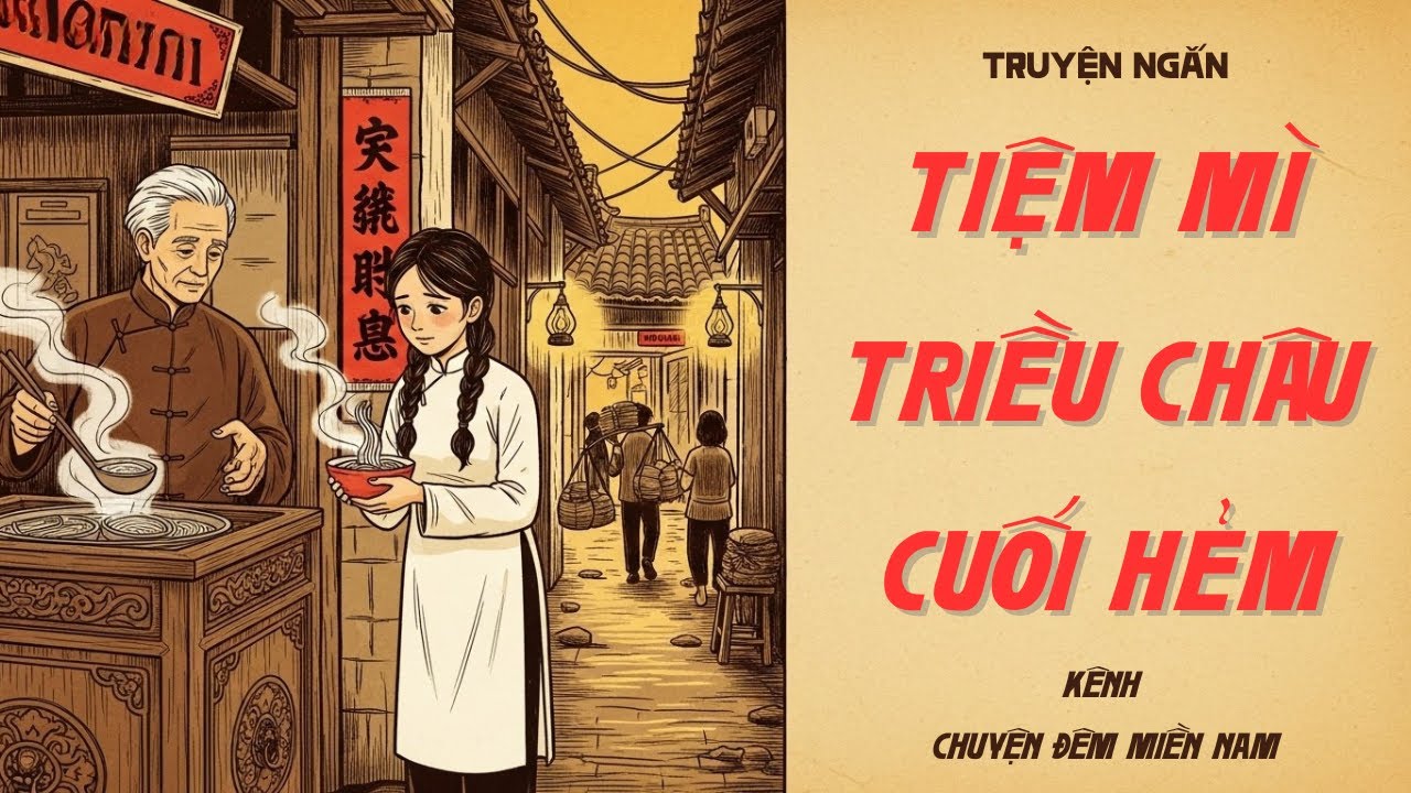 Chuyện Chợ Lớn Xưa: TIỆM MÌ TRIỀU CHÂU CUỐI HẺM | Nghe truyện đêm khuya miền nam | Nghe là ngủ ngon