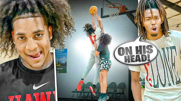 HE DUNKED ON ME... 1v1 Against My AAU Player Lavar!