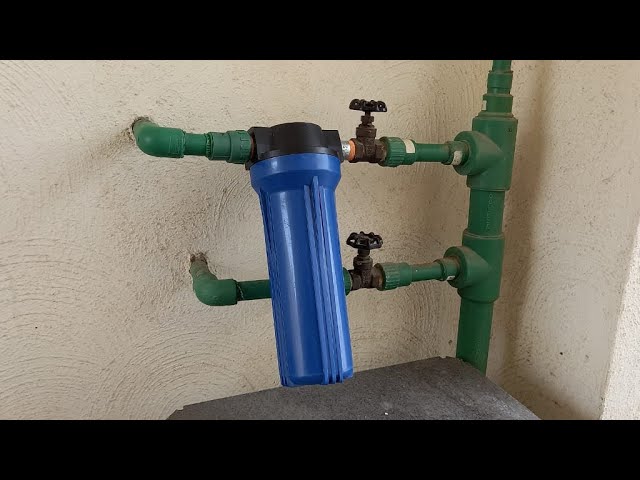 Cómo Instalar un Filtro de Agua para Toda la Casa?