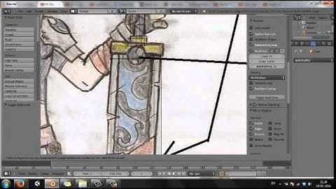 Ancestral Sword Speed Modelling (Blender)