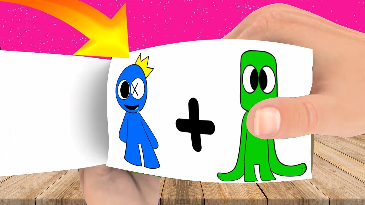 Радужные друзья картинки roblox синий